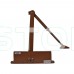 Дверной доводчик Dortec DT-516HA Brown с регулируемым углом фиксации дверей в открытом положении