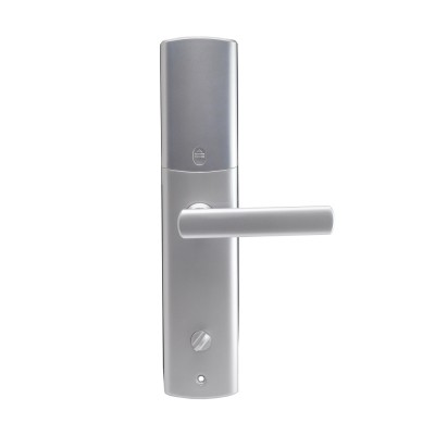 Замок біометричний автономний Trinix TRL-5111BTF Silver Left з Bluetooth, зчитувачем відбитків пальців і карт Mifare
