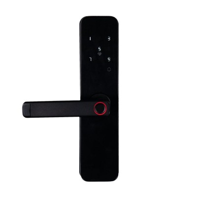 Замок биометрический автономный Trinix TRL-5401BTF Black с Bluetooth, считывателем отпечатков пальцев и карт Mifare Замок биометрический автономный Trinix TRL-5401BTF Black с Bluetooth, считывателем отпечатков пальцев и карт Mifare