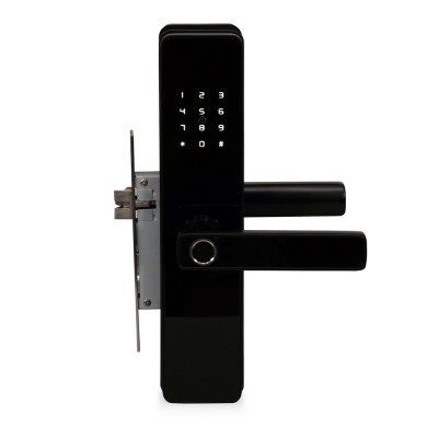 Замок биометрический автономный Trinix TRL-5303BTF Black с Bluetooth, считывателем отпечатков пальцев и карт Mifare Замок биометрический автономный Trinix TRL-5303BTF Black с Bluetooth, считывателем отпечатков пальцев и карт Mifare