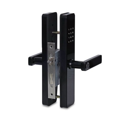 Замок біометричний автономний Trinix TRL-5303BTF Black з Bluetooth, зчитувачем відбитків пальців і карт Mifare