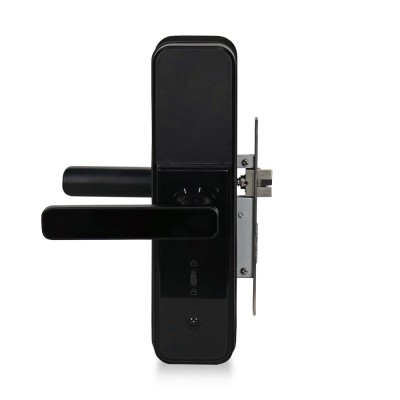 Замок біометричний автономний Trinix TRL-5303BTF Black з Bluetooth, зчитувачем відбитків пальців і карт Mifare