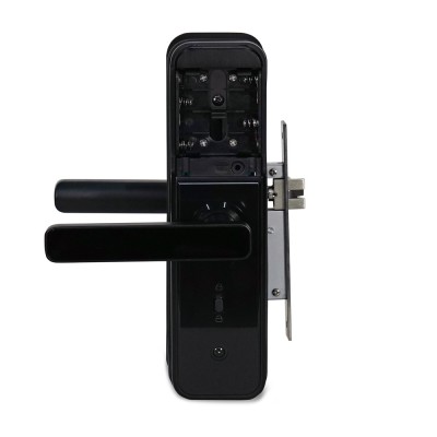 Замок біометричний автономний Trinix TRL-5303BTF Black з Bluetooth, зчитувачем відбитків пальців і карт Mifare